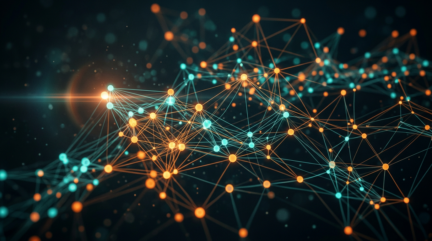 Custom AI neural network visualization